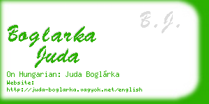 boglarka juda business card